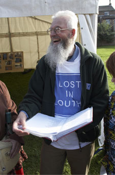 Paul Sutherland reading Gatherums Renga poem